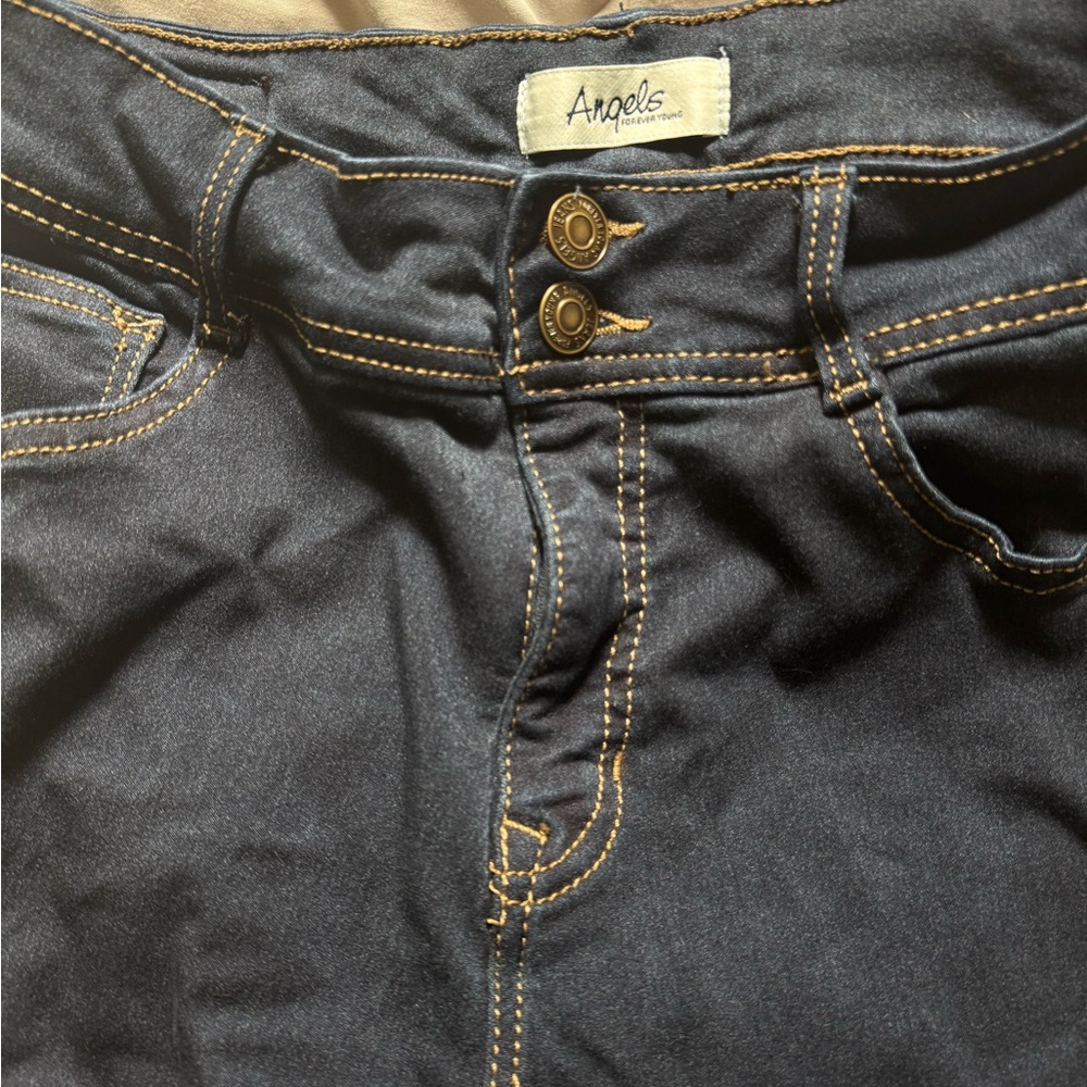 Angels Midnight Blue Jeans 16W - Picture 2 of 5